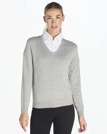 Pullover Lady Collo A V JHK all'ingrosso