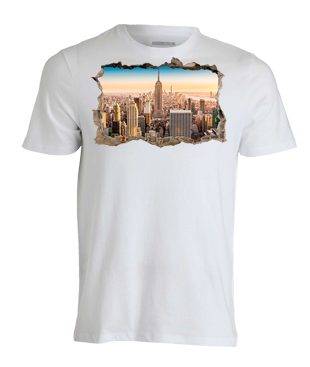 T-shirt - New York City wall