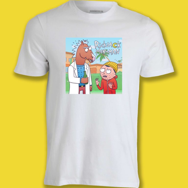 T-shirt Bojack Horseman-Rickjack Mortman