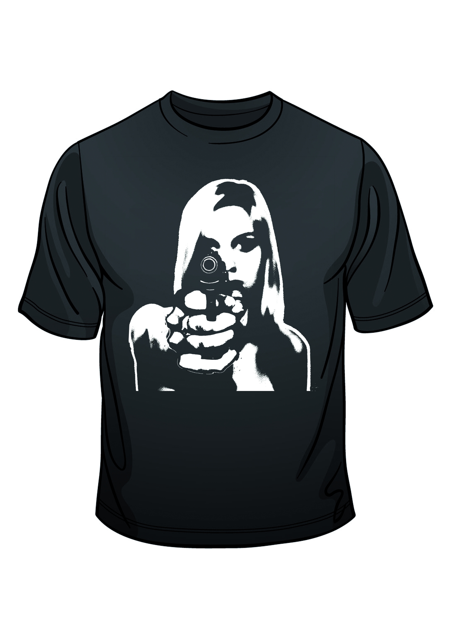 T-shirt Modello Gun
