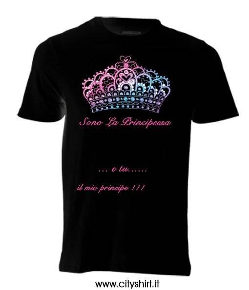 T-shirt Sono La Principessa E Tu Il Mio Principe