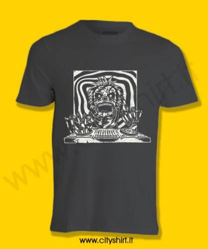 T-shirt Skull DJ