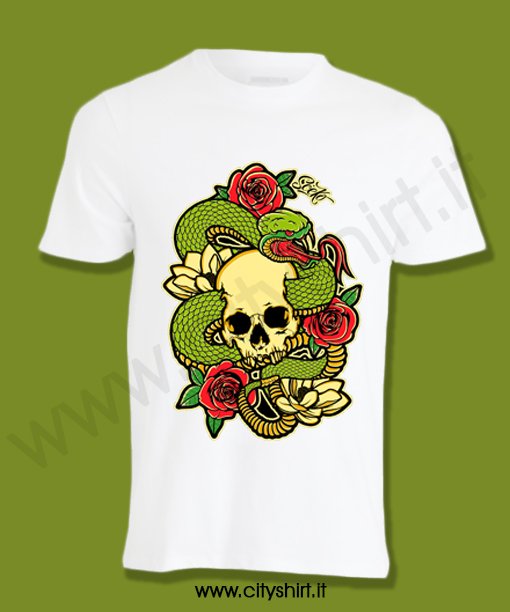 T-shirt Skull Snake 2