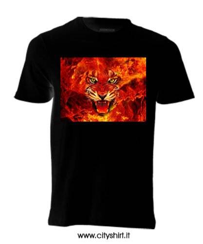 T-shirt Tigre Di Fuoco
