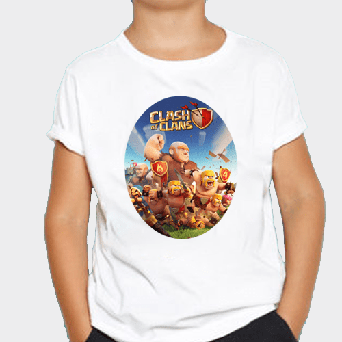 T-shirt Clash Of Clans Personaggi