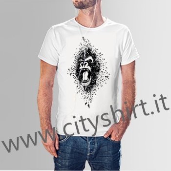 T-shirt Scimmia