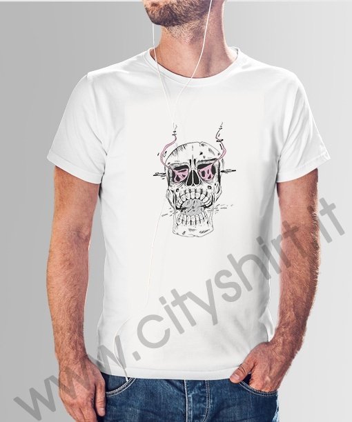 T-Shirt teschio_space