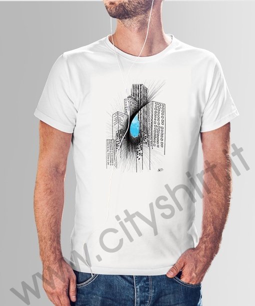 T-Shirt grattacieli_space