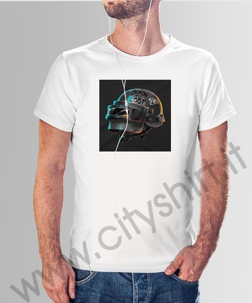 T-shirt PUBG Born To Loot Premium Tee