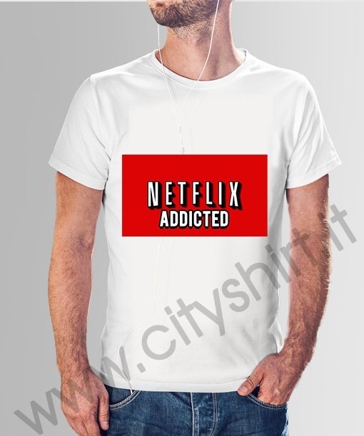 T-shirt Dipendente da Netflix