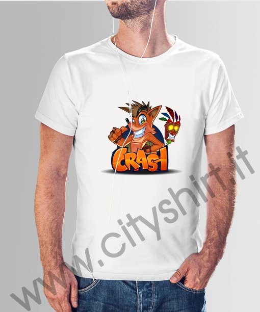 T-Shirt Crash Bandicoot Logo