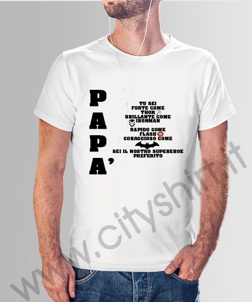 T-shirt Papa sei come