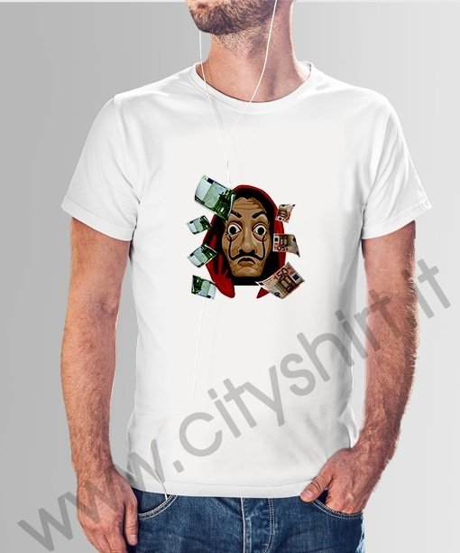 T-shirt Casa di carta Salvator dalì