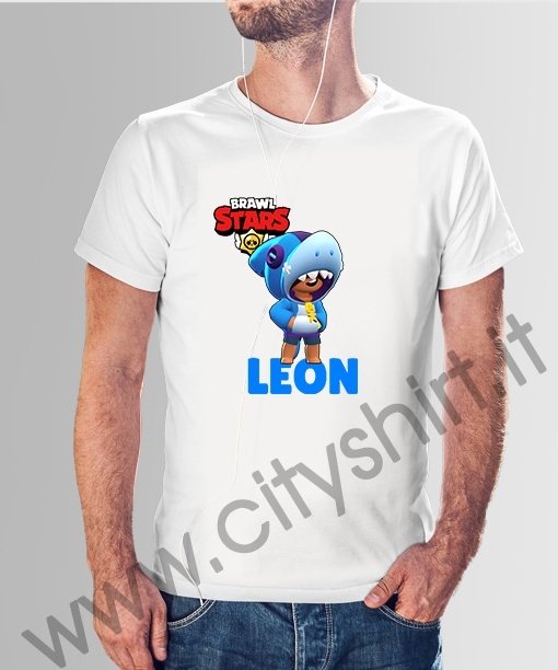 T-Shirt Brawl Stars Shark Leon