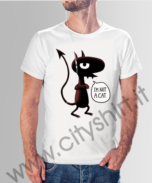 T-shirt I'm not a cat