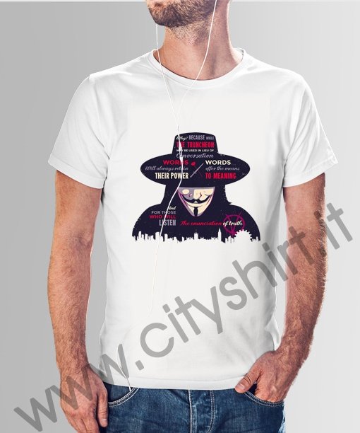 T-shirt V for Vendetta