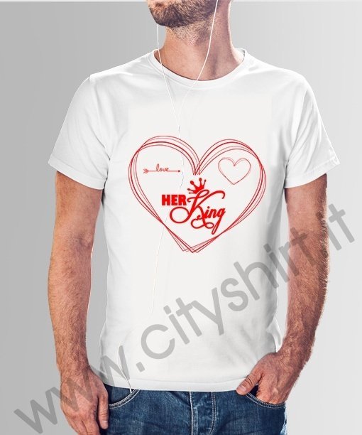 T-shirt Her King