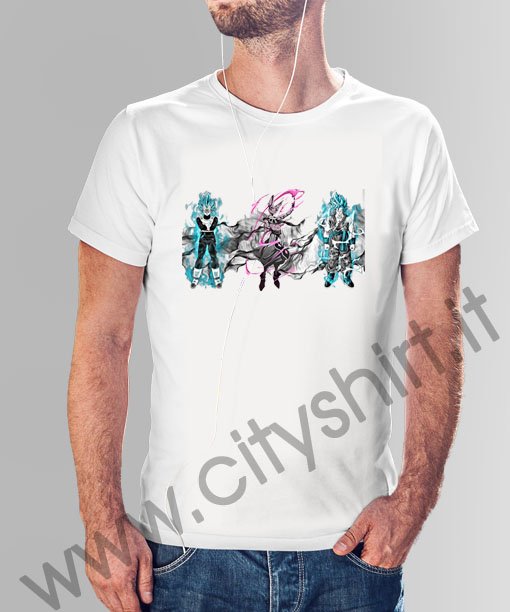 La T-shirt Goku Beerus Vegeta