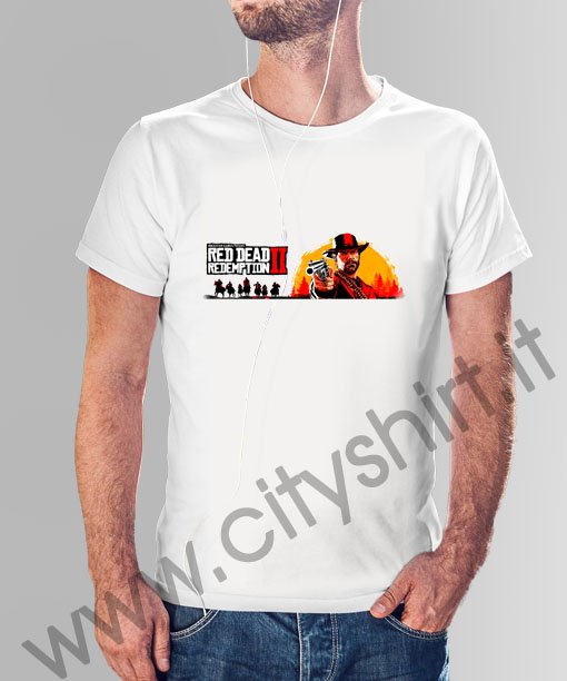 La T-shirt Red Dead Redemption2 Arthur Morgan