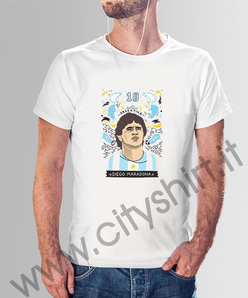 La T-shirt DiegoMaradona-16