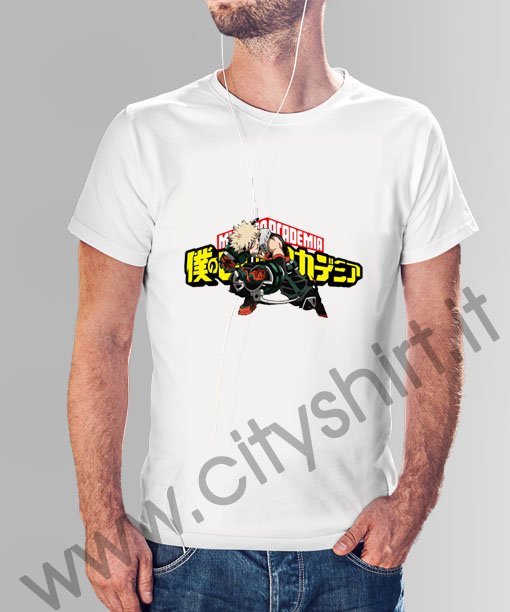 La T-shirt my hero academia Katsuki Bakugo