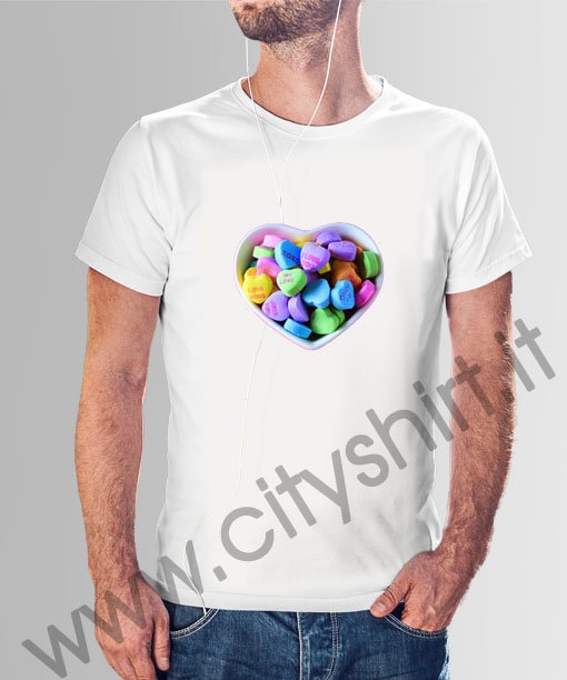 La T-shirt San Valentino cuori