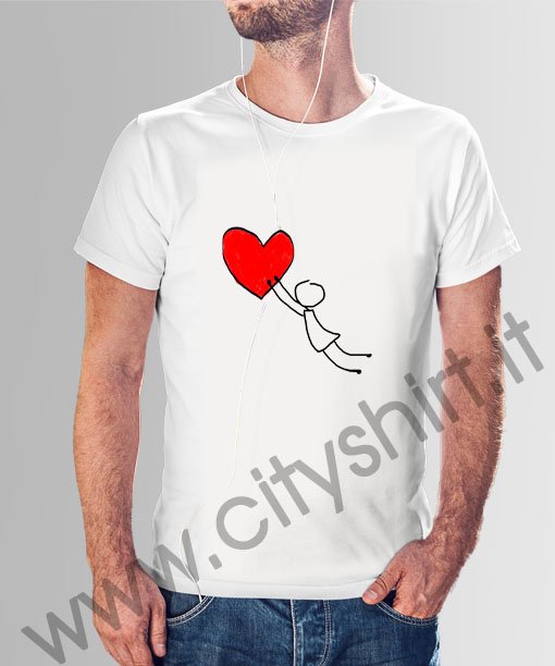 La T-shirt San Valentino Heart 2