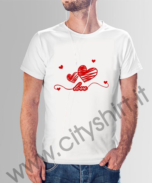 La T-shirt San Valentino Love