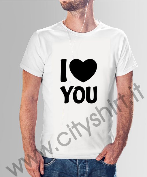 La T-shirt San Valentino I Love You