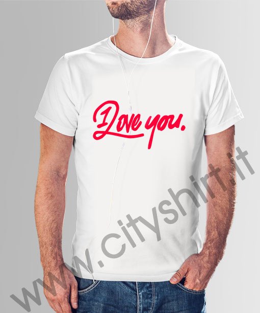 La T-shirt San Valentino I Love You 2