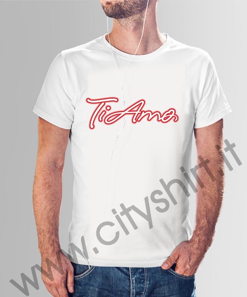 La T-shirt San Valentino I Love You 3