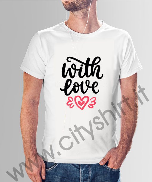 La T-shirt San Valentino White Love