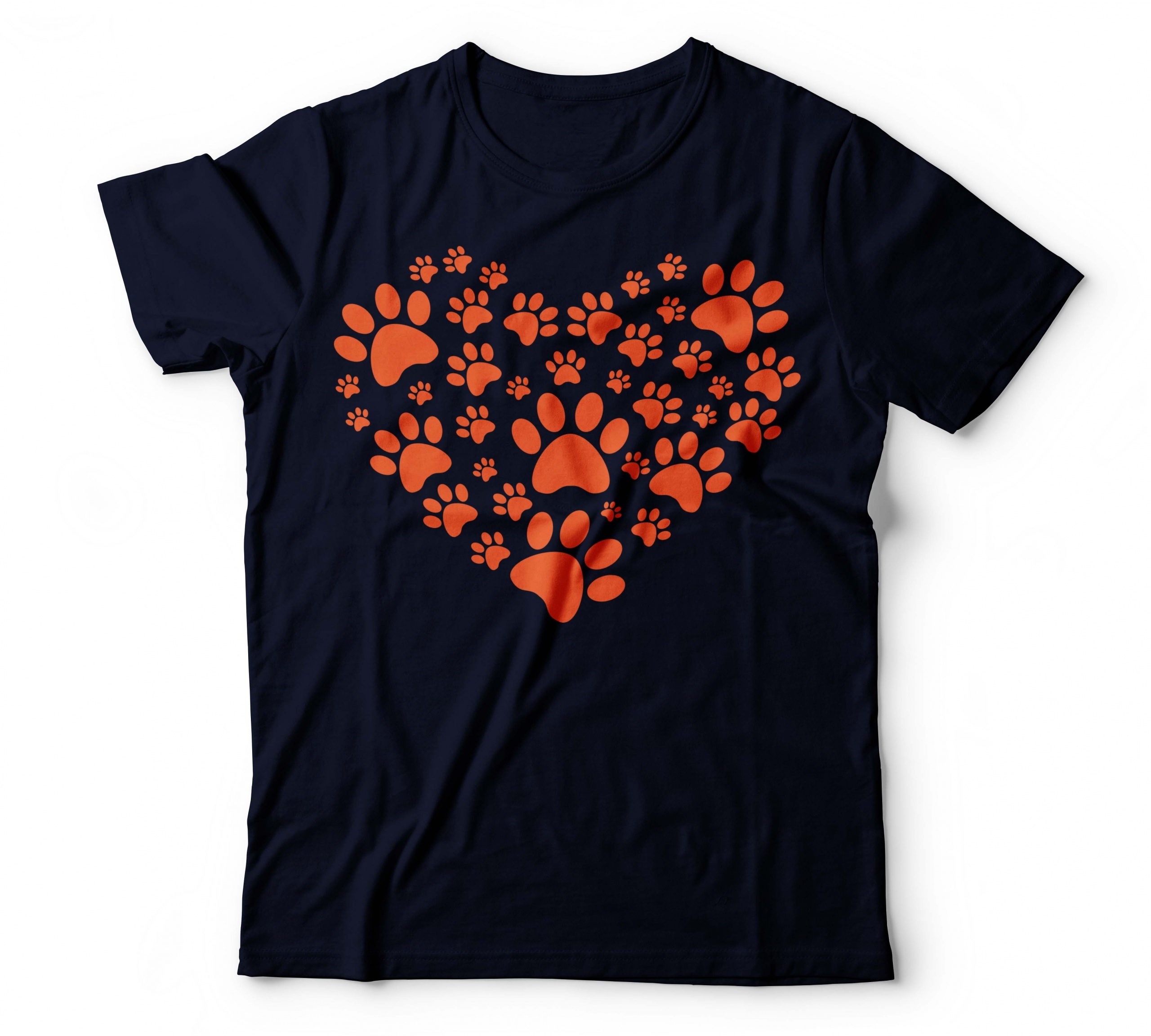 T-shirt  heart paws
