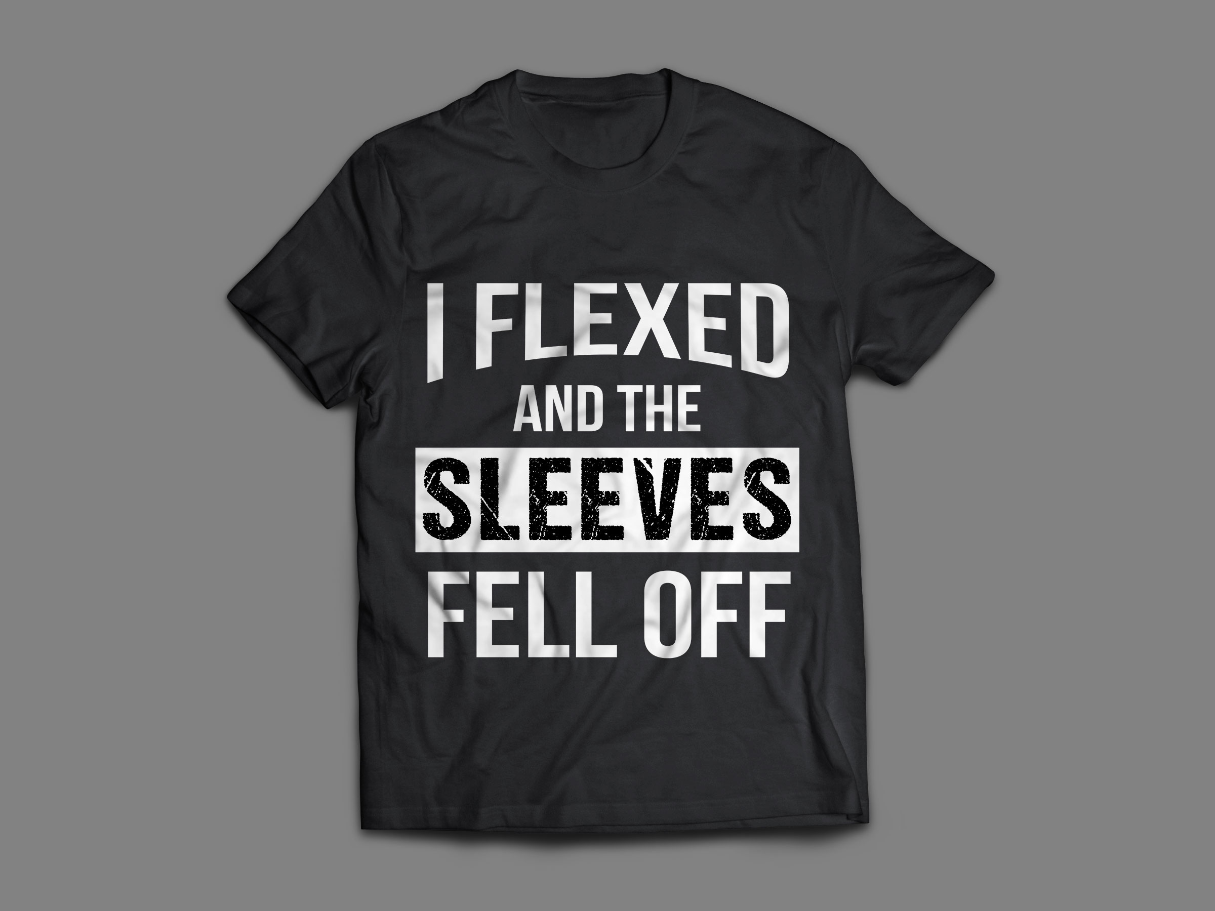 T-shirt Fitness I Flexed