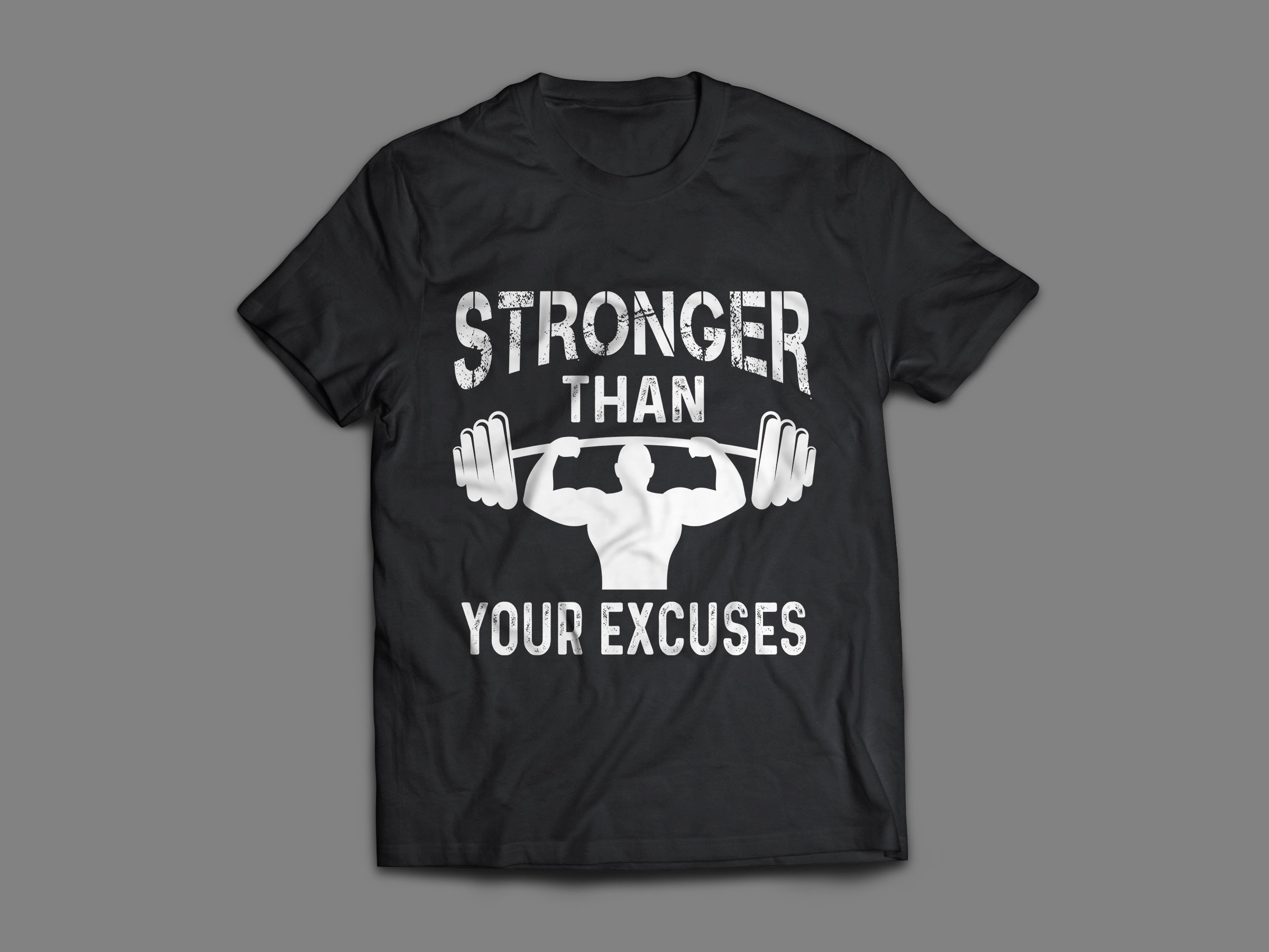 T-shirt Fitness Stronger