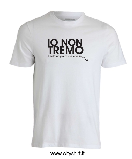 La T-shirt  AfterHours io non tremo