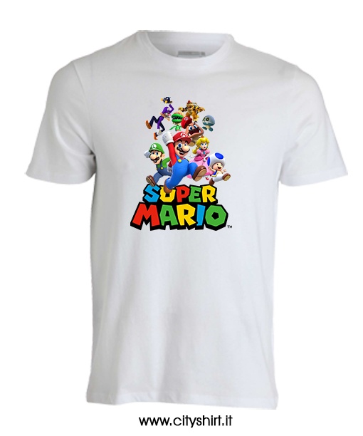 La T-shirt Super Mario Gang