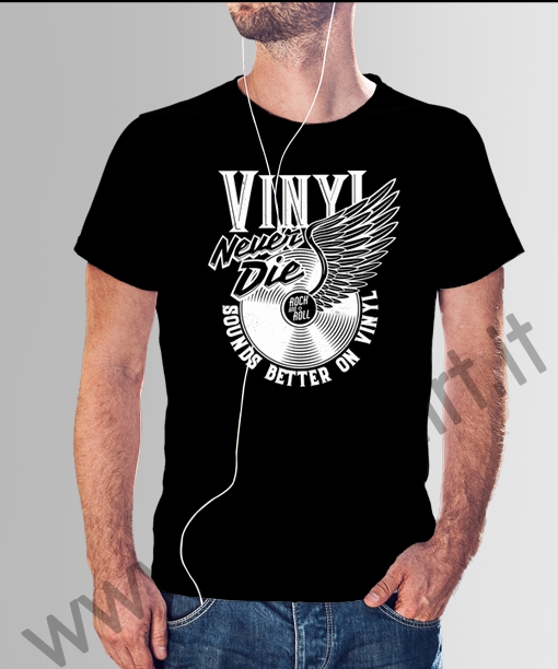 MAGLIETTA VINILE ROCK