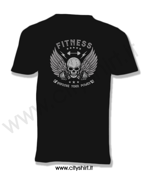 MAGLIETTA FITNESS IMPROVE YOUR POWER