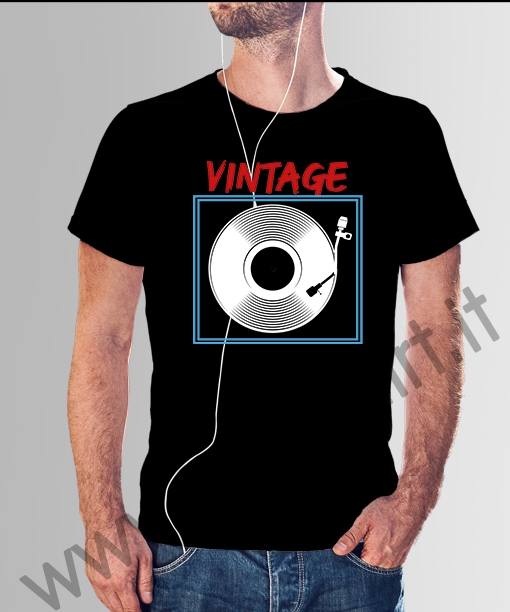 MAGLIETTA vinile su piatto