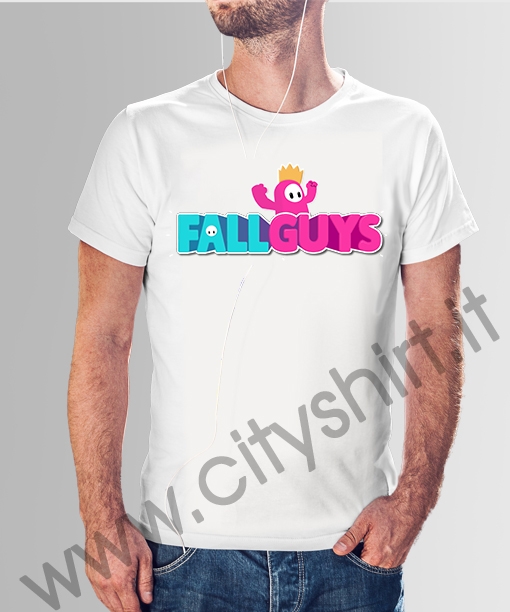 MAGLIETTA FALL GUYS LOGO UNO RIK