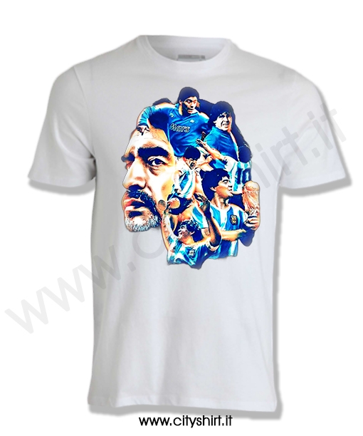 T-Shirt Maradona Cartoon