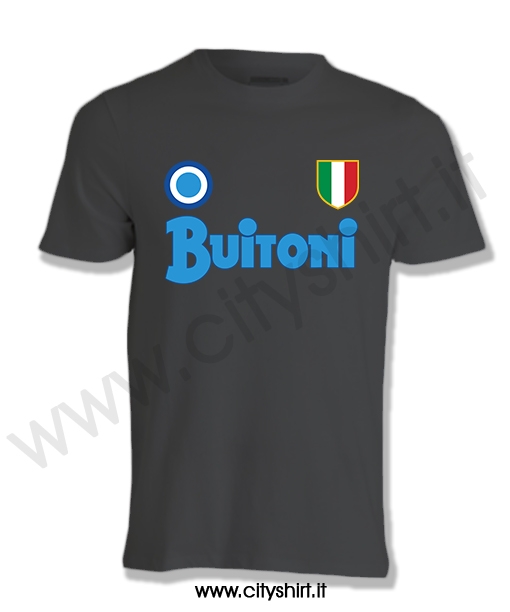 Maglietta Napoli Buitoni Nera