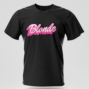 T-Shirt Stile Barbie "Blonde"