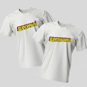 T-Shirt Superpapà Supermamma