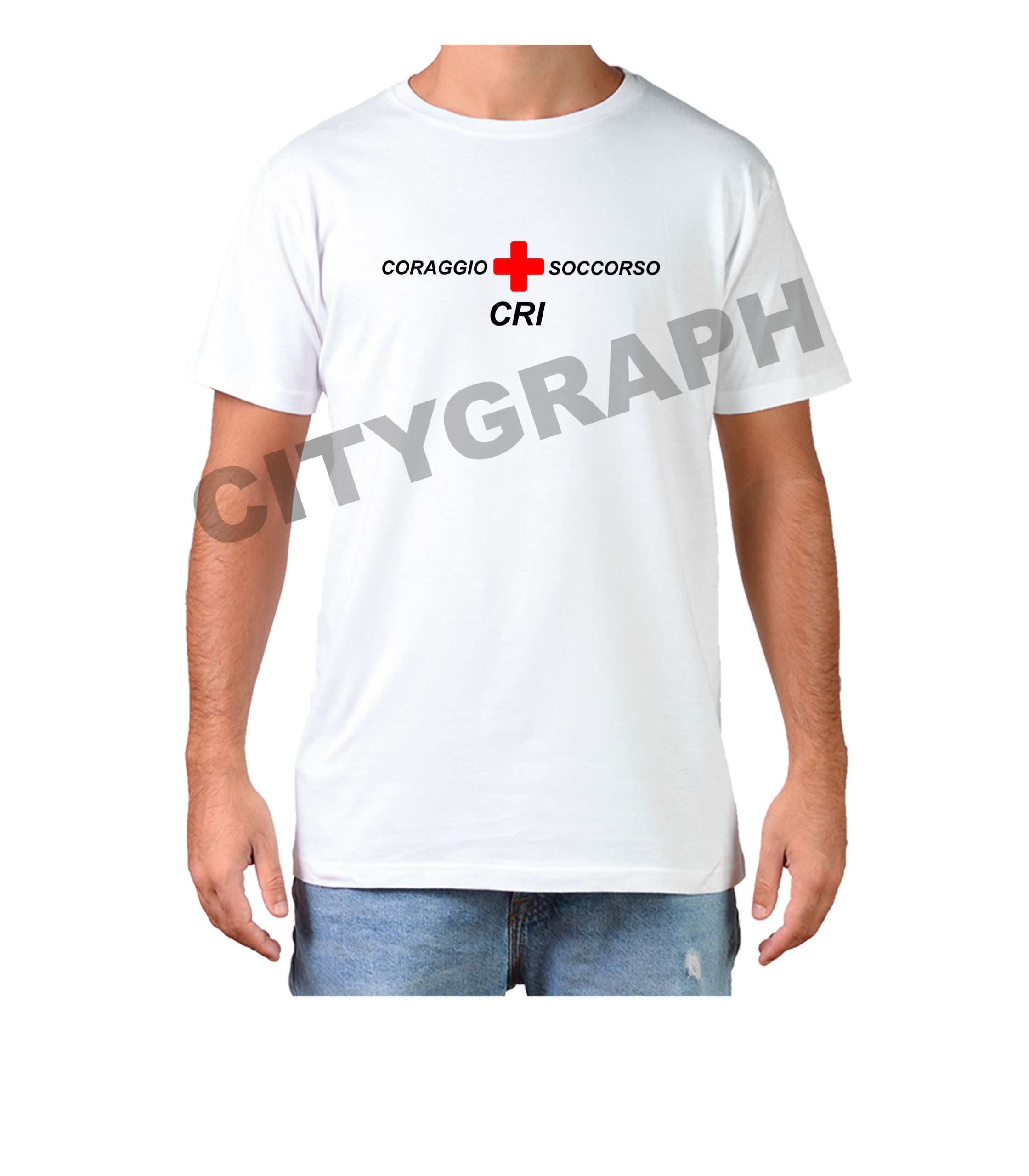 T-shirt CORAGGIO CRI CROCE ROSSA
