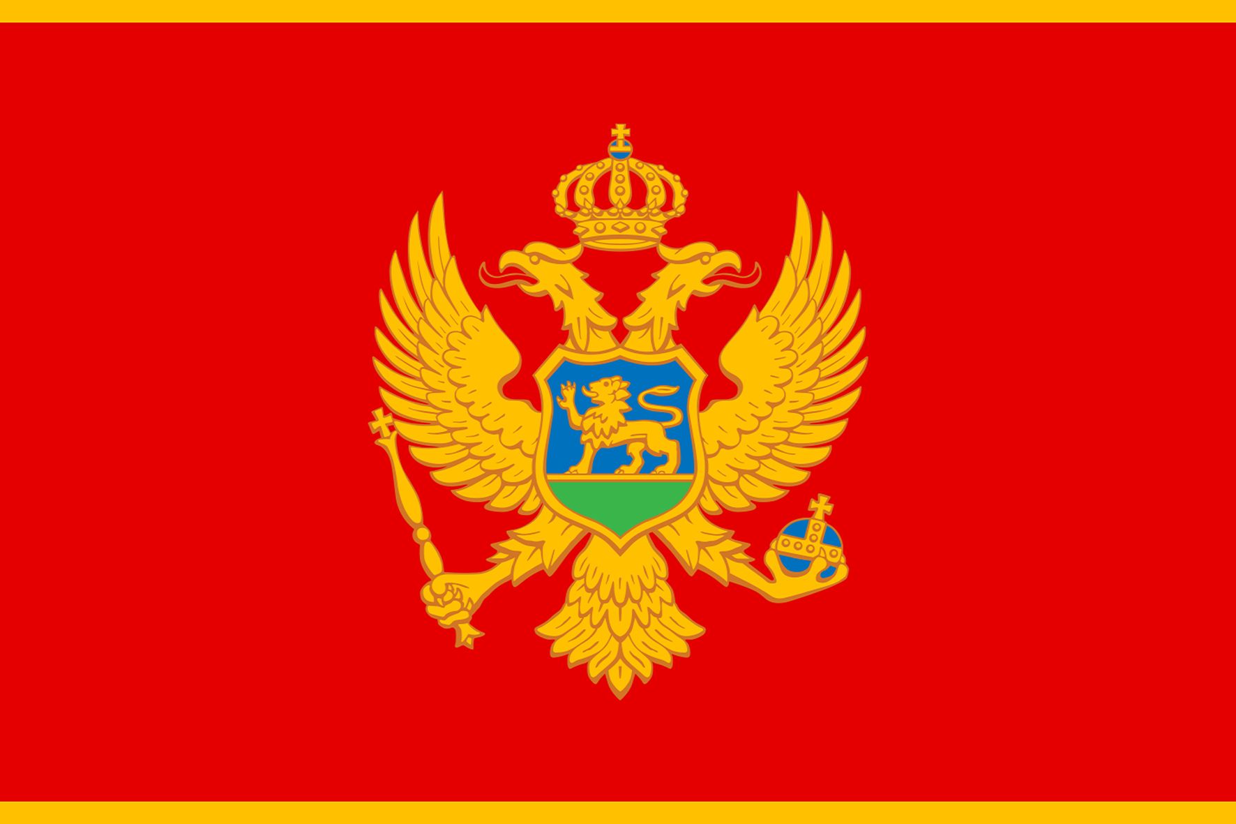 Bandiere Montenegro 70x100 cm -
