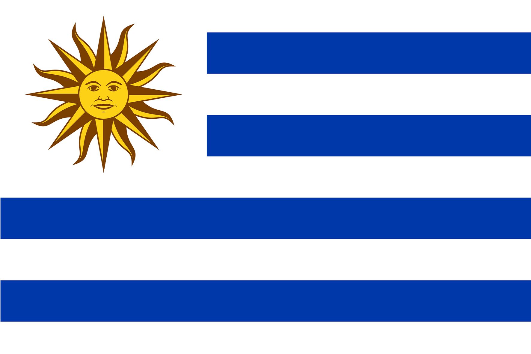 Bandiere Uruguay 70x100 cm -