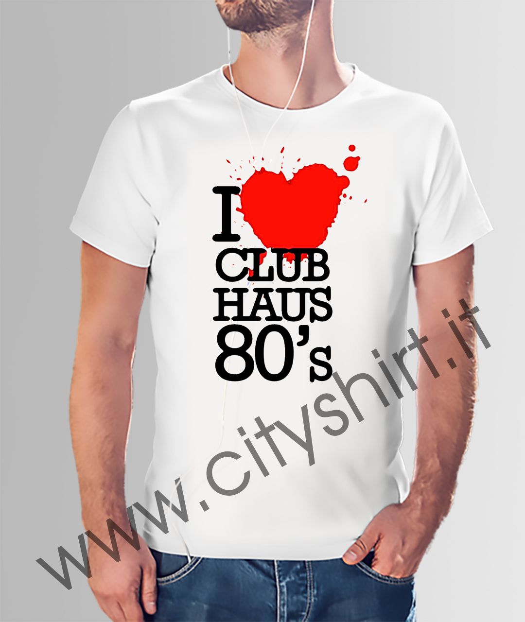 Maglietta I LOVE CLUB HAUS'80