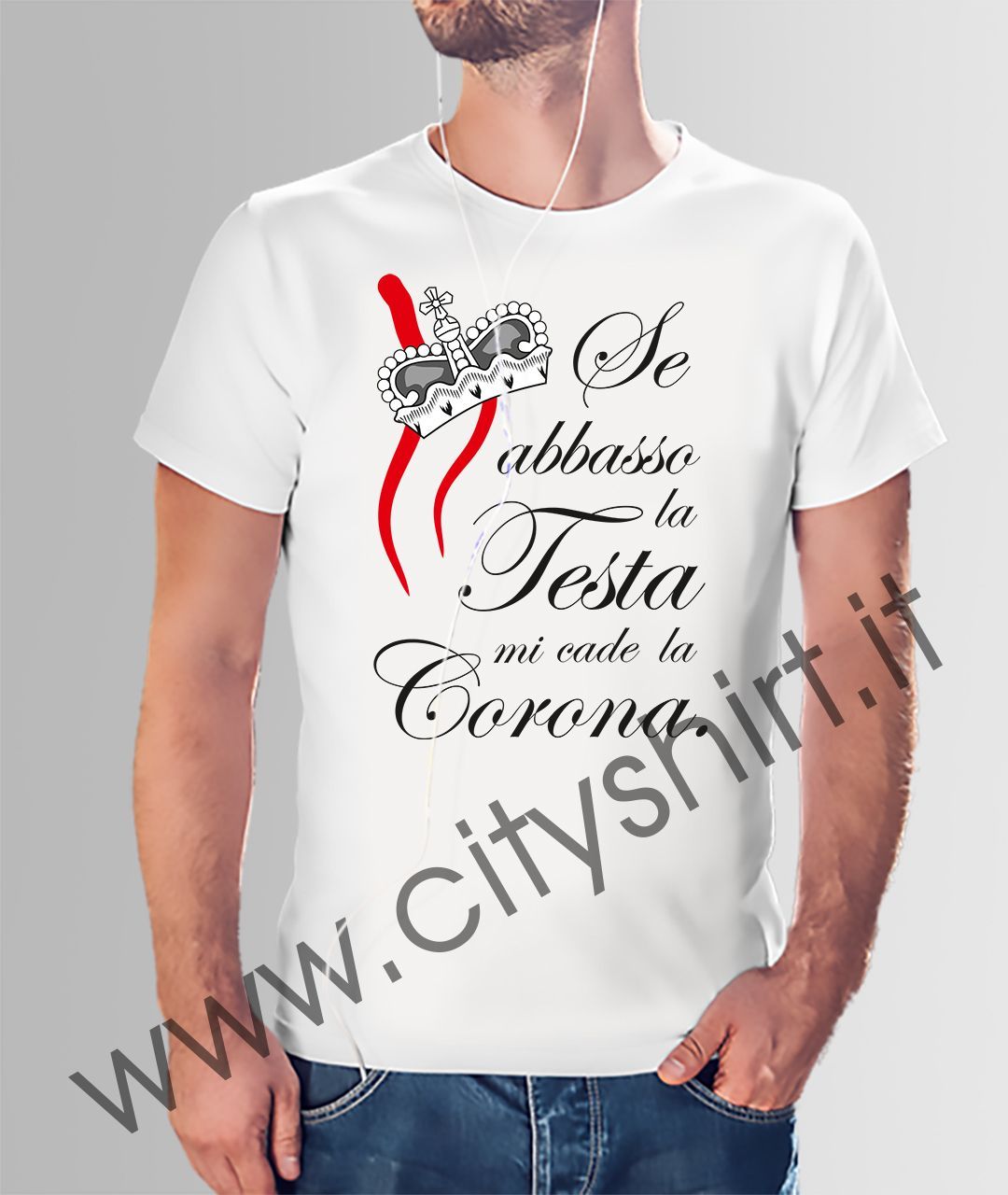 T-shirt SE ABBASSO LA TESTA